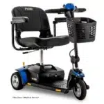Go Go Elite Traveller 3-Wheel Travel Scooter with 12 AH Battery Box