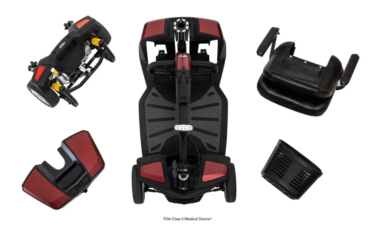 Go Go Endurance Li 4-Wheel Travel Scooter - Image 5