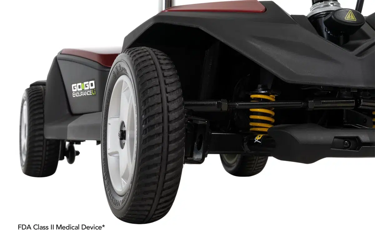 Go Go Endurance Li 4-Wheel Travel Scooter - Image 7