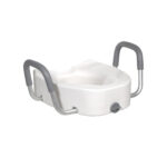 Premium Plastic, Raised, ElongatedToilet Seat with Lock