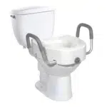 Premium Plastic, Raised, ElongatedToilet Seat with Lock - Image 2