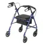 Aluminum Rollator with 6" Casters - Image 8
