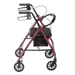 Aluminum Rollator with 6" Casters - Image 7