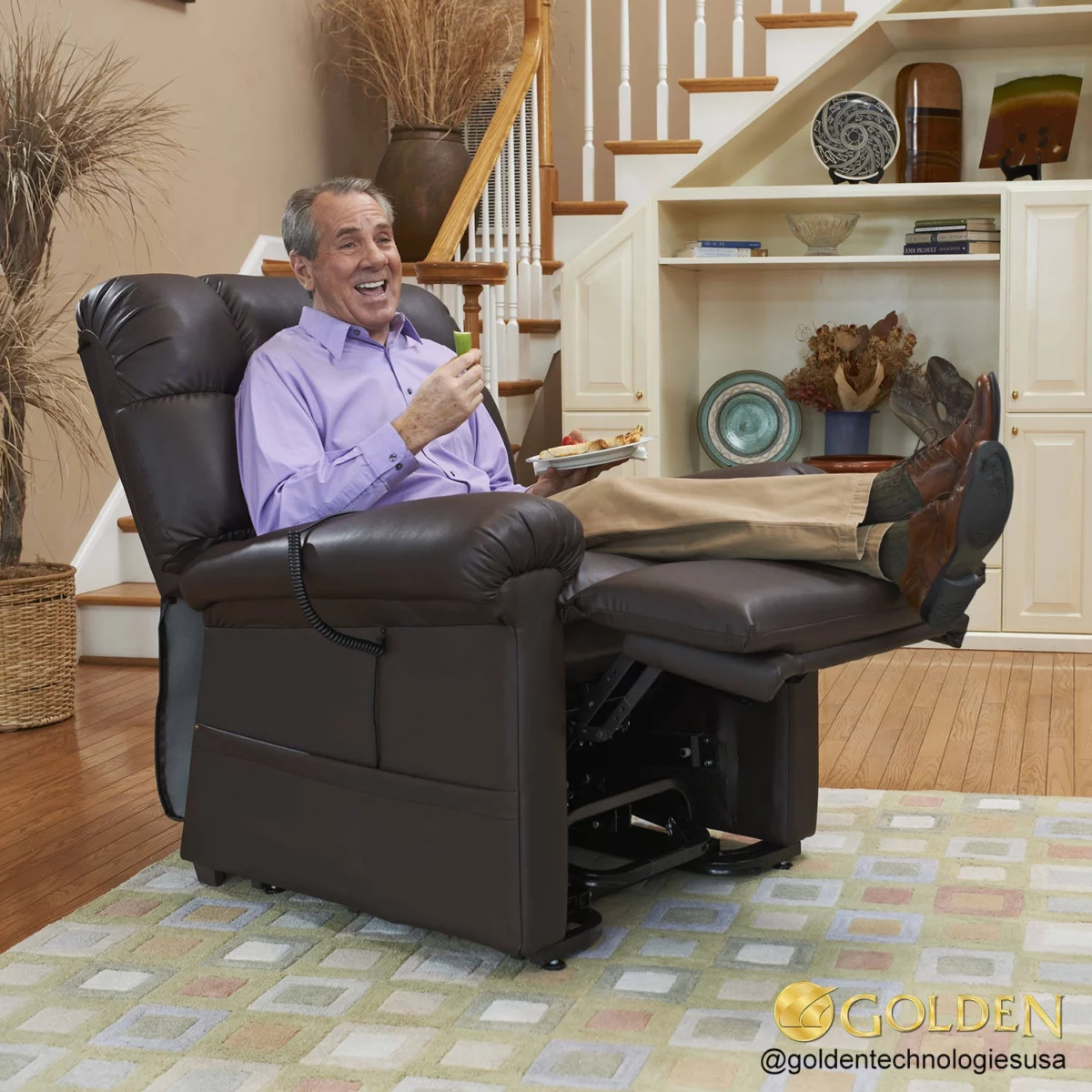 Cloud PR-515 MaxiComfort with Twilight Tilt 5-Position Lift Chair Recliner - Image 16