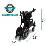 Phoenix ComfyGO Carbon Fiber Folding Power Wheelchair - Image 10