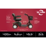 Victory 10 4-Wheel Travel Scooter - Image 6