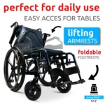 X-1 ComfyGO Lightweight Manual Wheelchair - Image 17