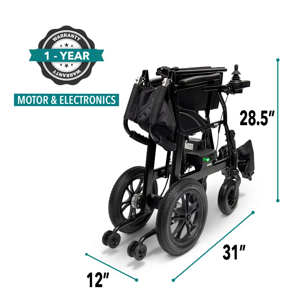 X-Lite ComfyGO Ultra Lightweight Foldable Electric Wheelchair - Image 10