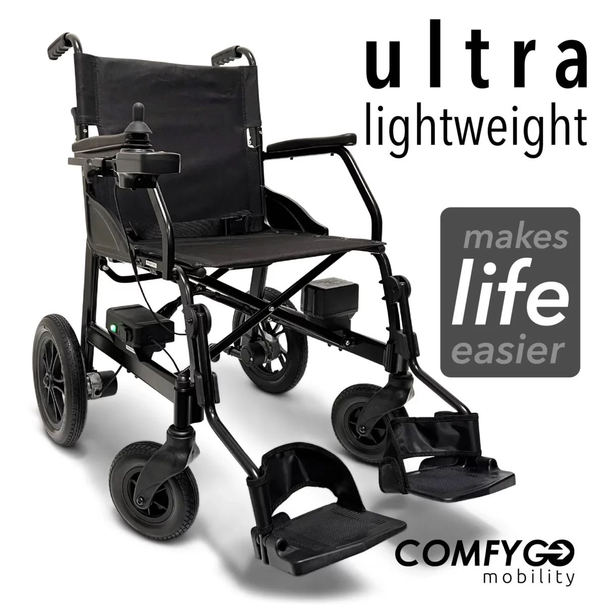 X-Lite ComfyGO Ultra Lightweight Foldable Electric Wheelchair - Image 11