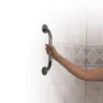 Chrome Knurled Grab Bar - Image 2