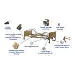 Invacare Semi-Electric Homecare Bed - Image 6