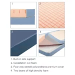 Invacare Glissando Gliding Foam Mattress - Image 4