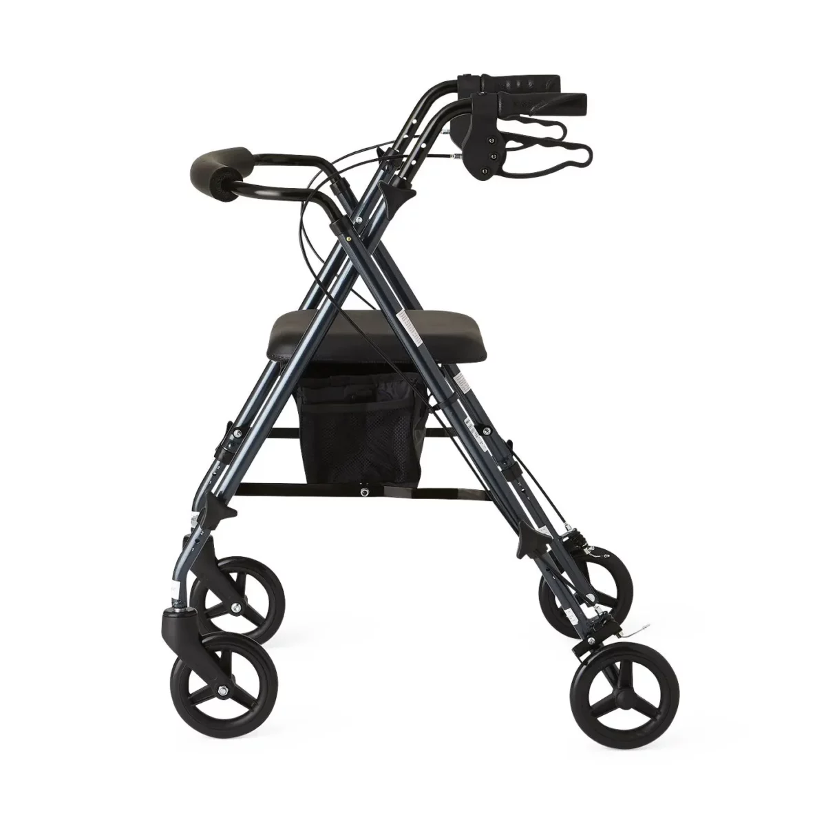 Medline Superlight Aluminum Rollator with 6" Wheels - Image 6