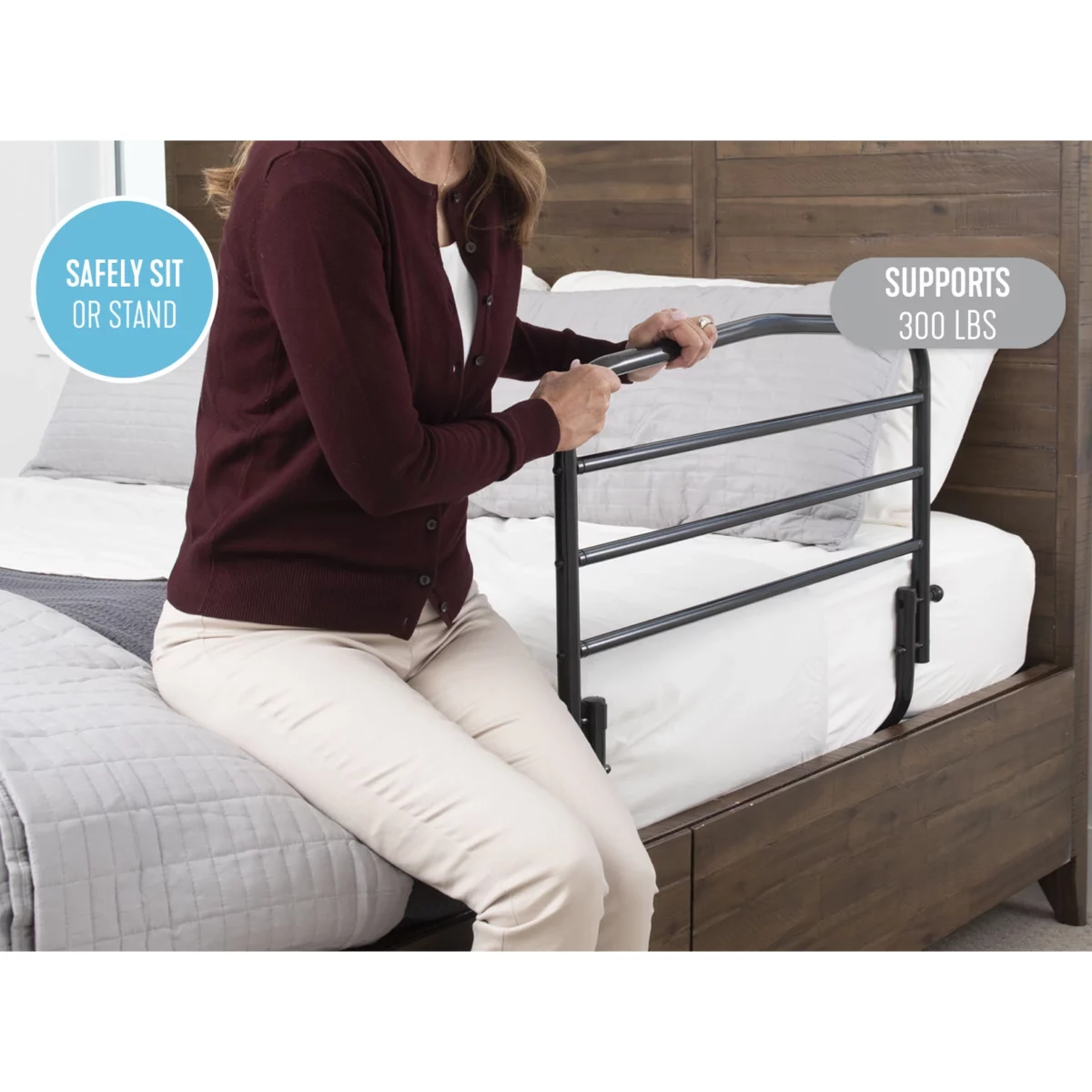 Stander 30" Safety Bed Rail - Image 2