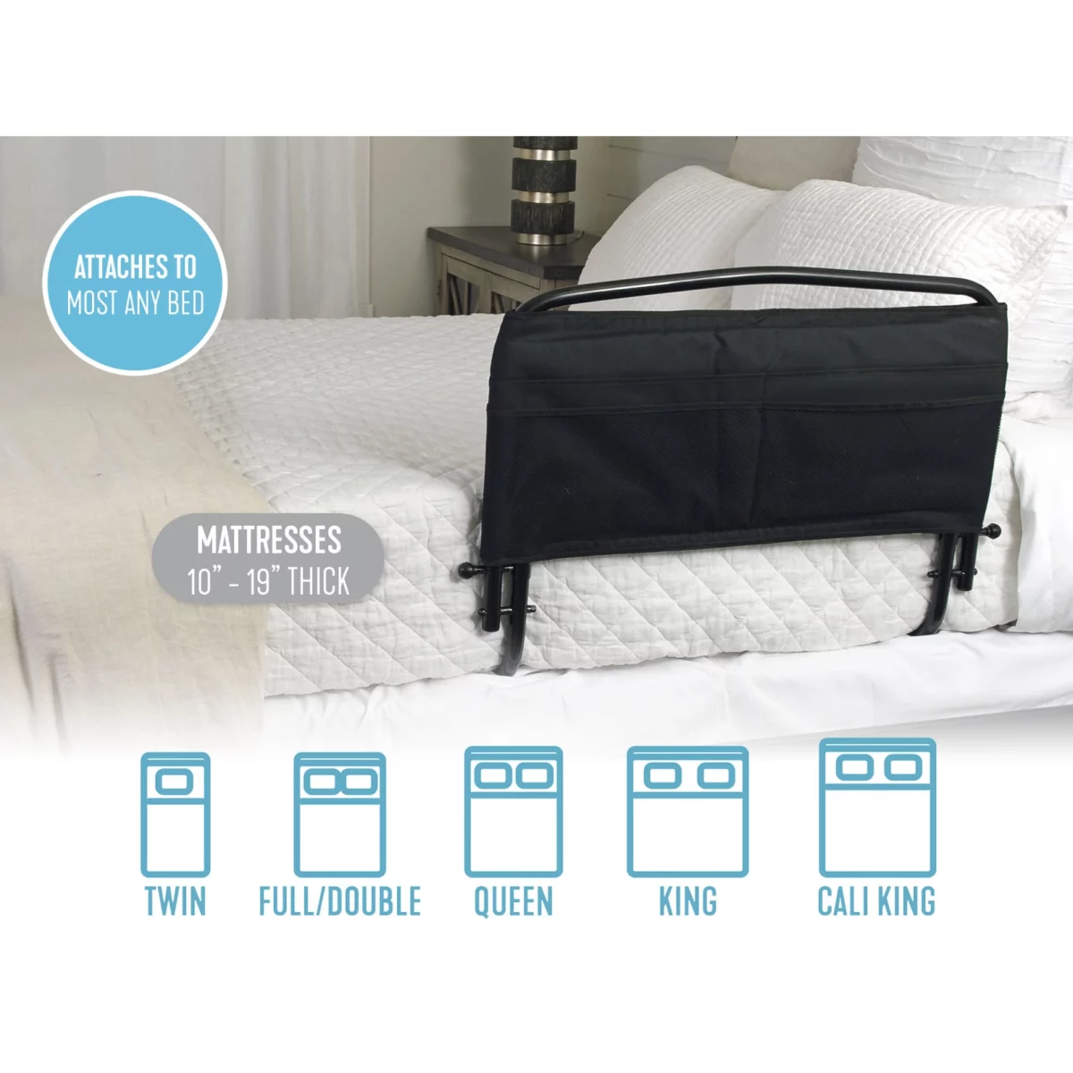 Stander 30" Safety Bed Rail with Padded Pouch - Image 4
