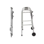 Guardian Two-Button Folding Walkers with 5" Wheels - Image 3
