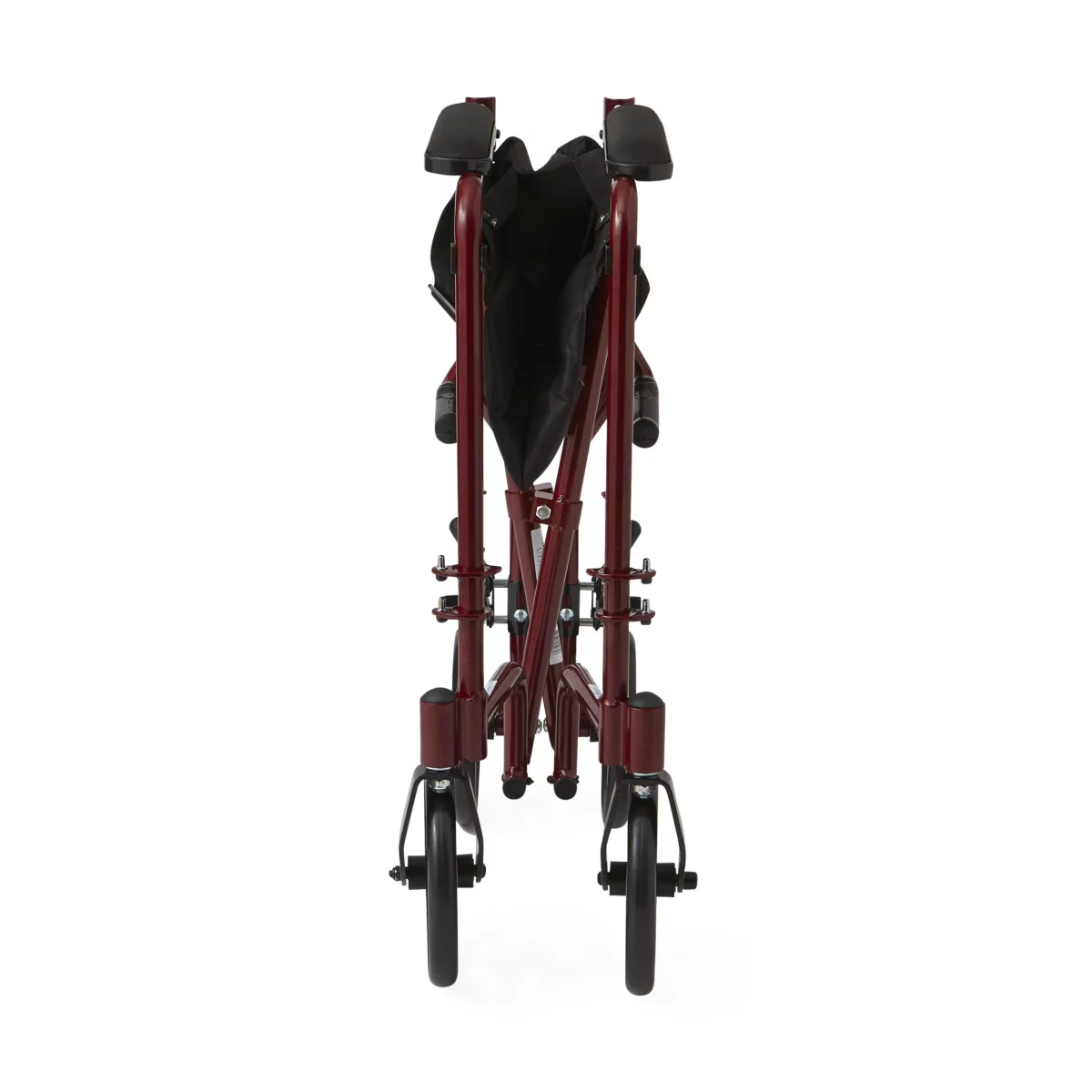 Medline Aluminum Transport Chair with 8" Wheels - Image 3