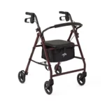Medline Aluminum Rollator with 6" Wheels - Image 4