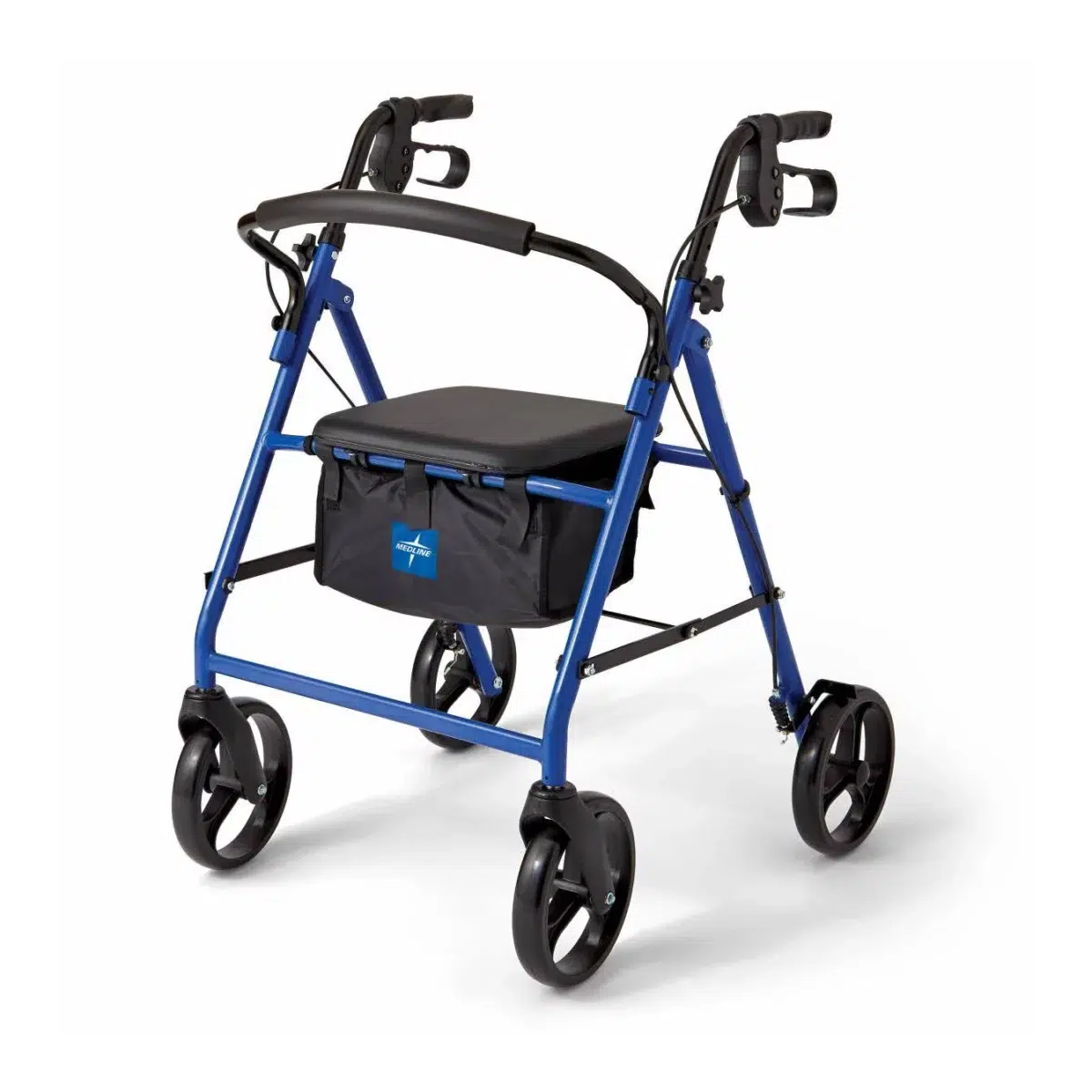 Medline Basic Steel Rollator with 8" Wheels - Image 2