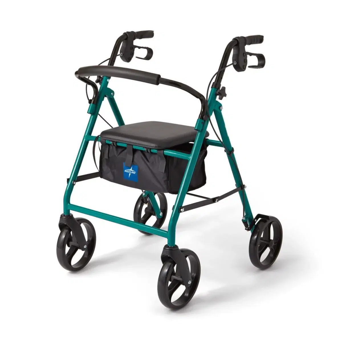 Medline Basic Steel Rollator with 8" Wheels - Image 1