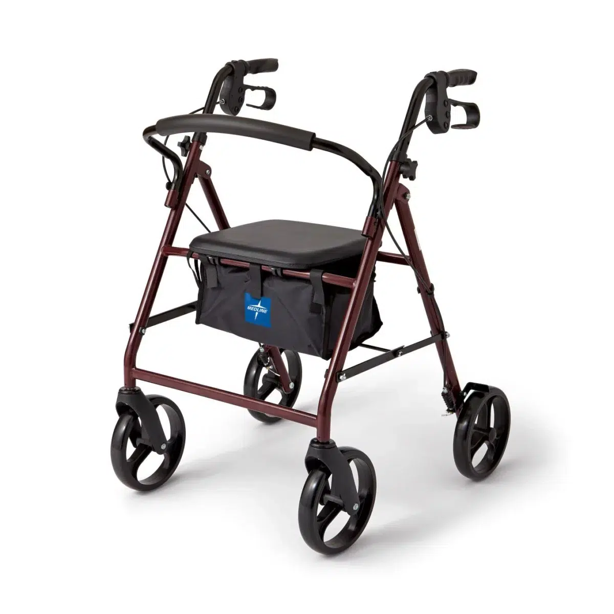 Medline Basic Steel Rollator with 8" Wheels - Image 3