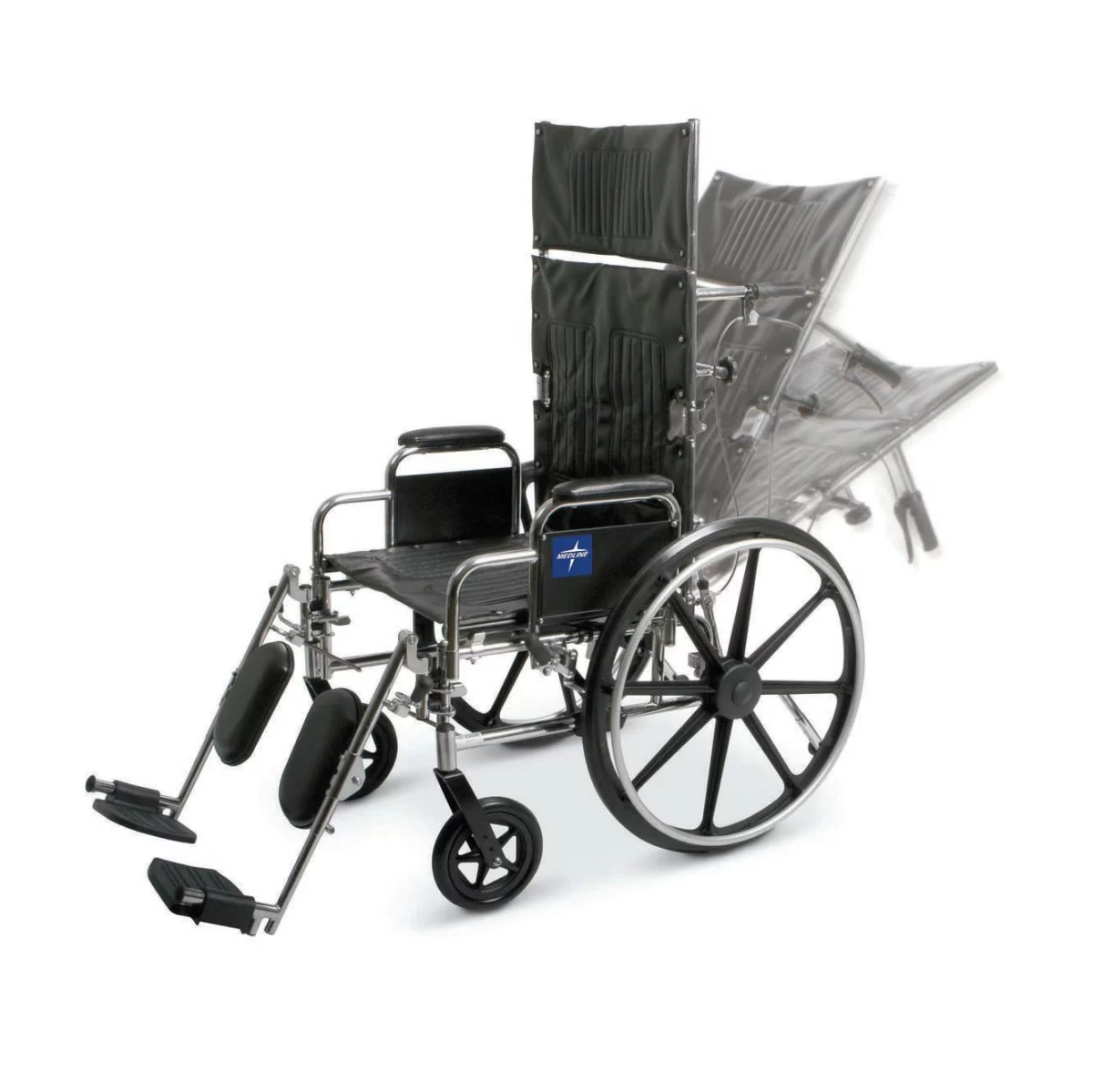 Medline Excel Infinite Position Reclining Wheelchair - Image 1