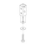 Height-Adjustable Foot Platform Bracket - Image 3