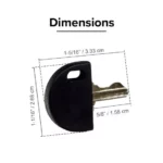 Standard Key for Go-Go and Pride Mobility Scooters - Image 3