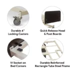 MedaCure Versatile Ultra Low Long Term Care Bed - Image 8
