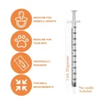 CareTouch Syringe 1mL with Luer Slip Tip - Image 2