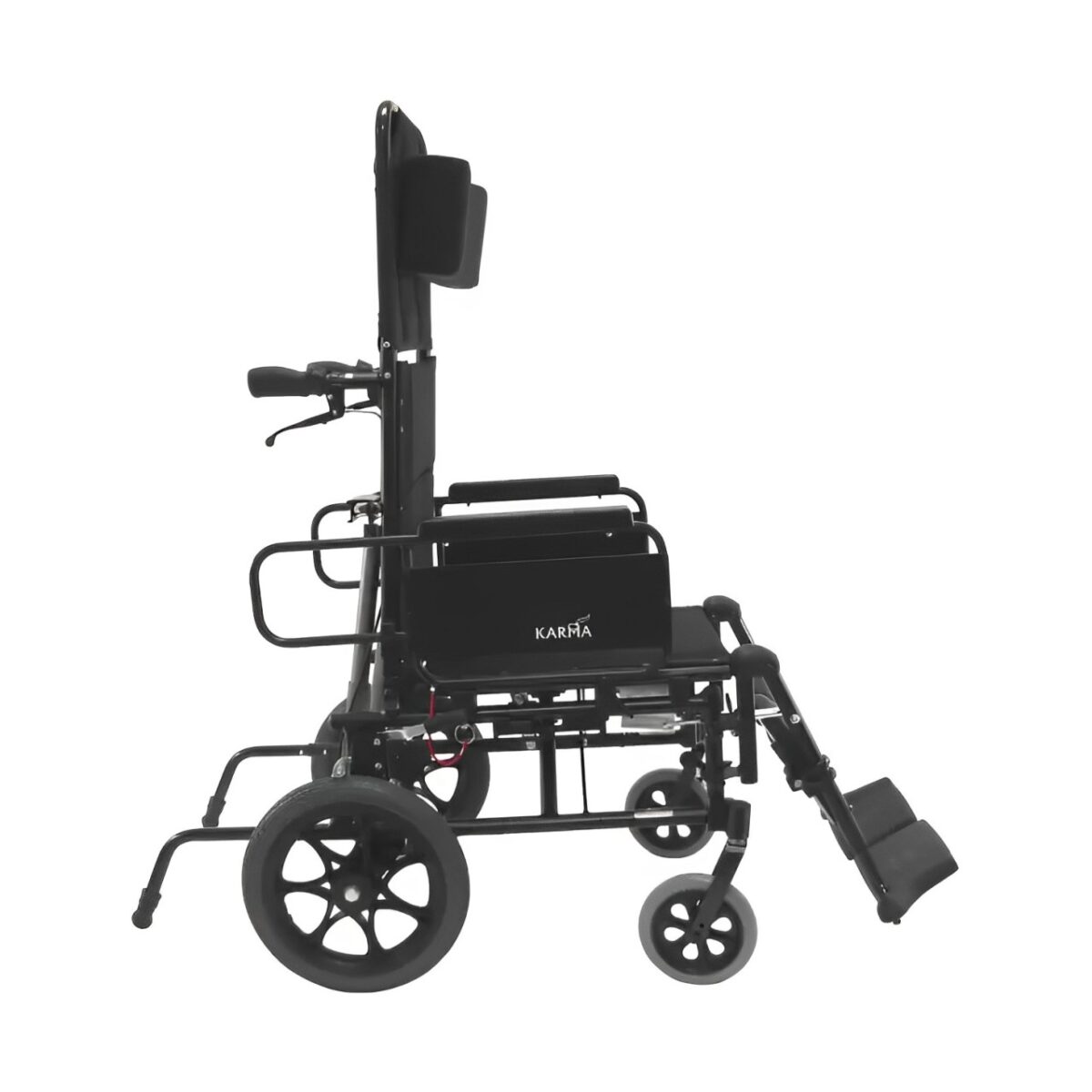 Karman KM-5000 Lightweight Reclining Transport Wheelchair - Image 5