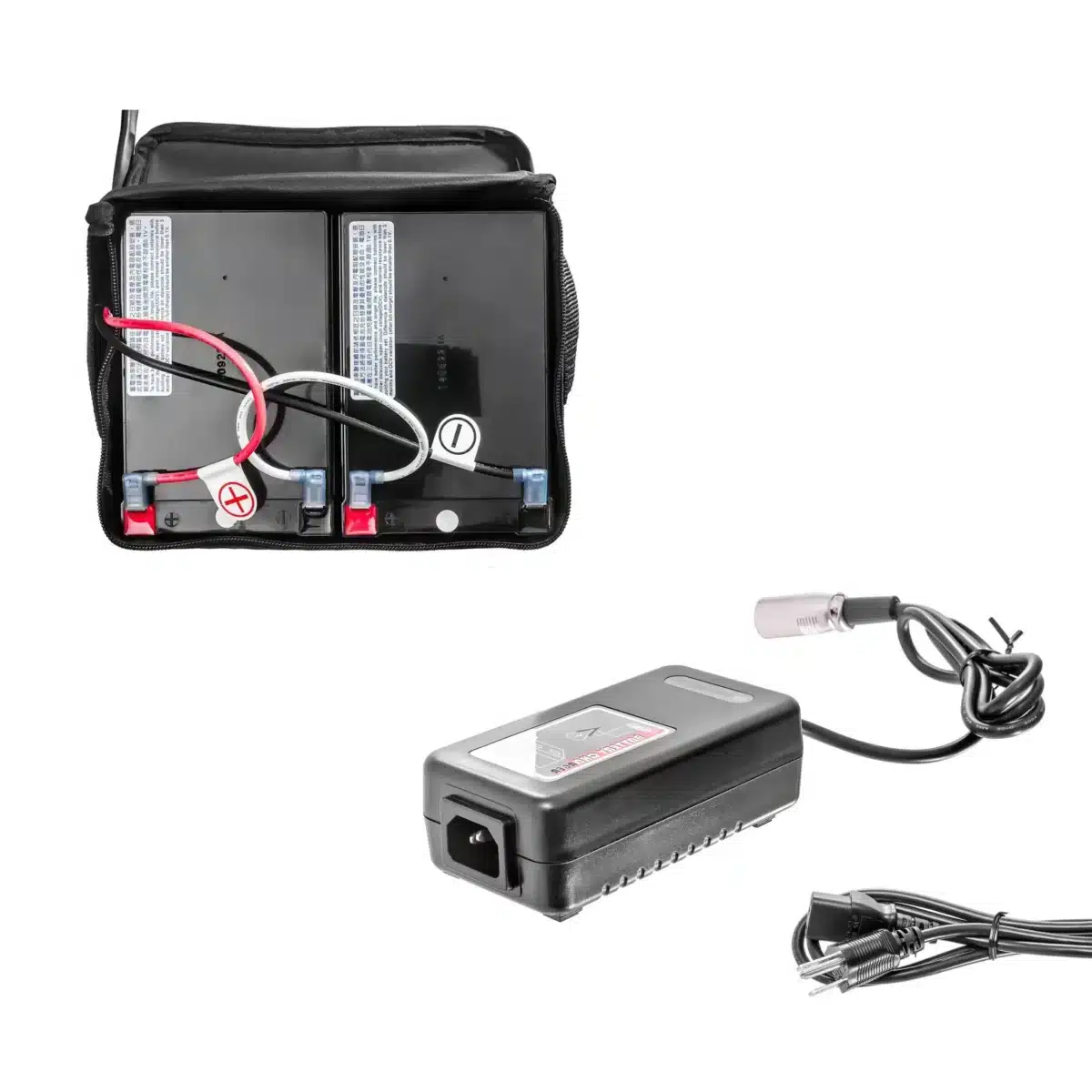 Luggie Lead Acid Charger Cable/Battery Wiring & Bag - Image 1