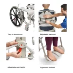 Etac Swift Mobil 24"-2 Shower Commode Chair - Image 4