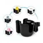 Accmor 2-in-1 Walker Cup Holder with Phone Holder - Image 3