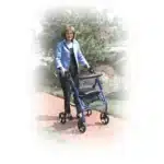 Duet Transport Chair and Rollator with 8" Casters - Image 5