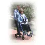 Duet Transport Chair and Rollator with 8" Casters - Image 4