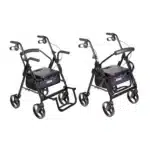 Duet Transport Chair and Rollator with 8" Casters - Image 10