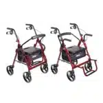 Duet Transport Chair and Rollator with 8" Casters - Image 11