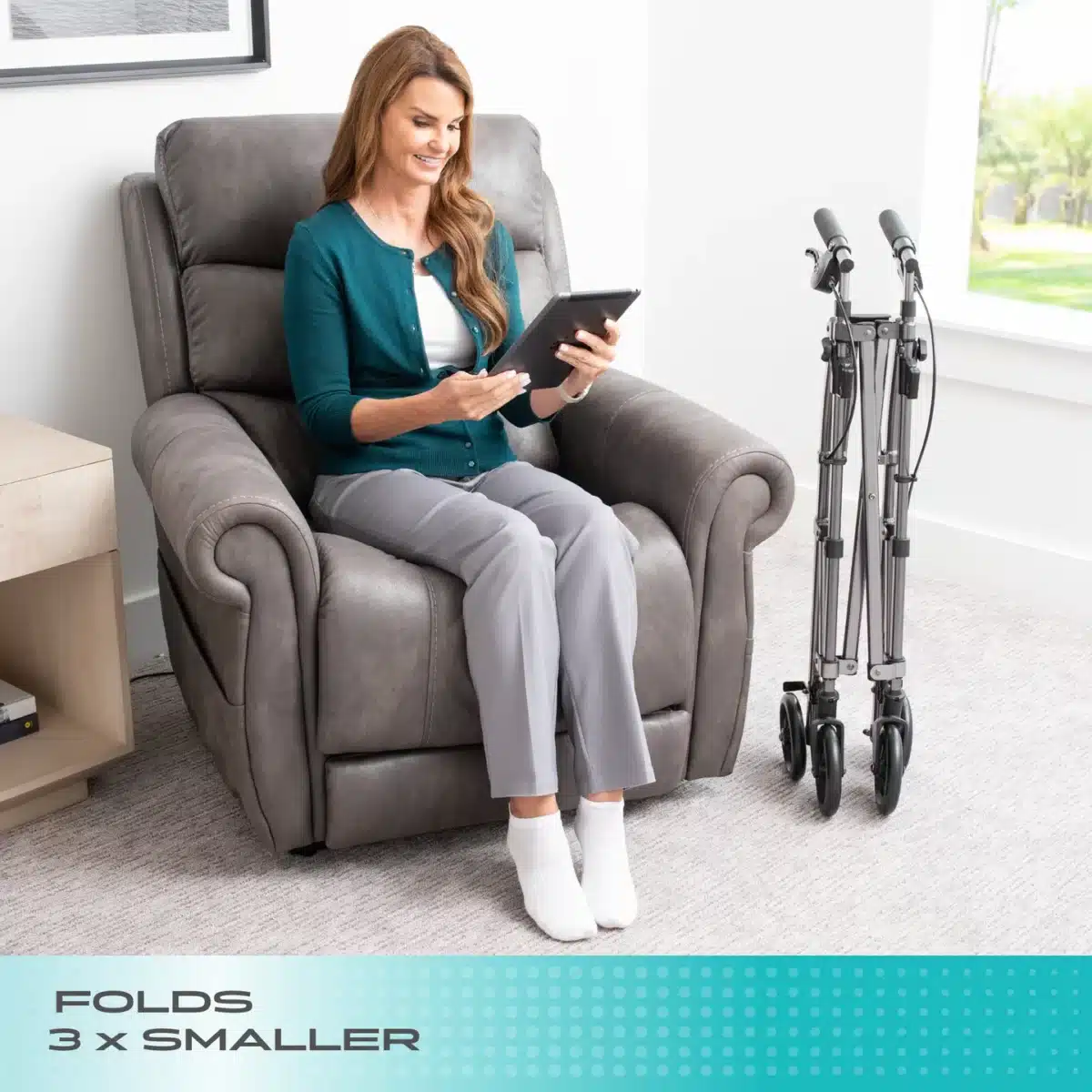 Stander Wonder Indoor Rollator - Image 5