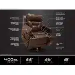 VivaLift! Premier PLR-5900 Infinite Position Lift Chair Recliner - Image 5