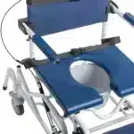 Tilting Aluminum Rehab Shower Chair Commode - Image 4