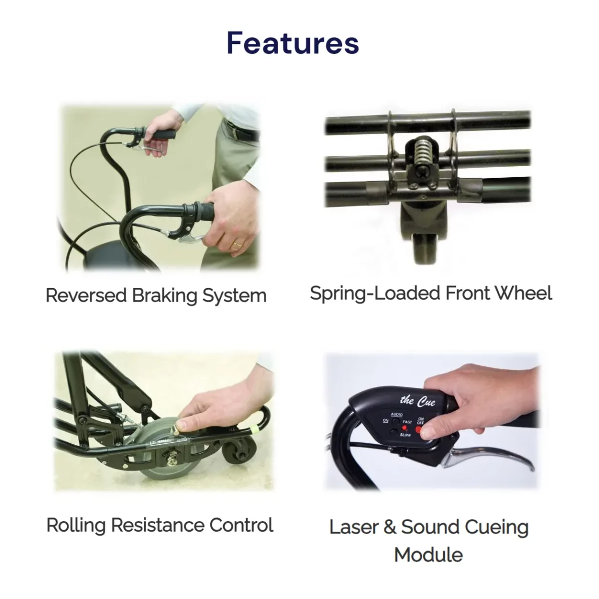 U-Step 2 Upright Walking Stabilizer with Forearm Platforms - Image 6