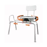 Eagle Health Swivel Sliding Transfer Bench with Cut-Out