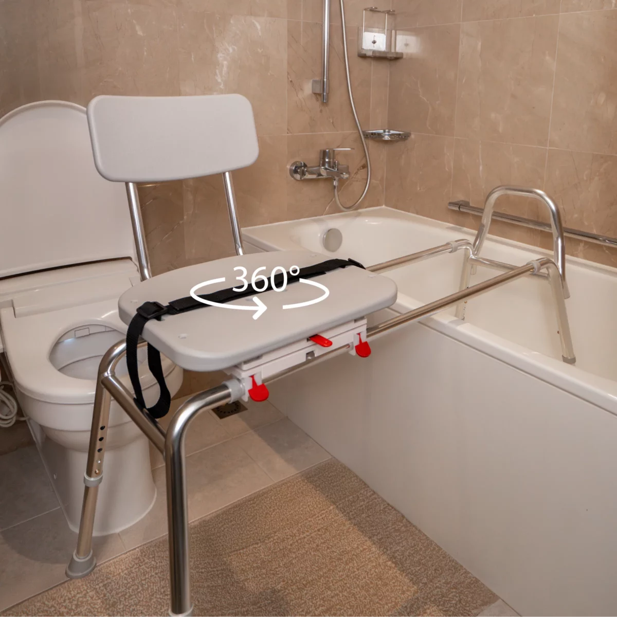 Eagle Health Swivel Sliding Transfer Bench - Image 7