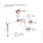 Eagle Health Swivel Sliding Transfer Bench - Image 4