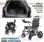 Glide Care G-5 Lightweight Folding Power Wheelchair - Image 10