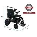 Glide Care G-5 Lightweight Folding Power Wheelchair - Image 7